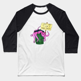 Trashtopus Baseball T-Shirt